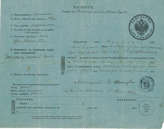 1902 internal passport
