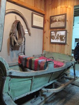 Sleigh at the Folk Museum in Motol