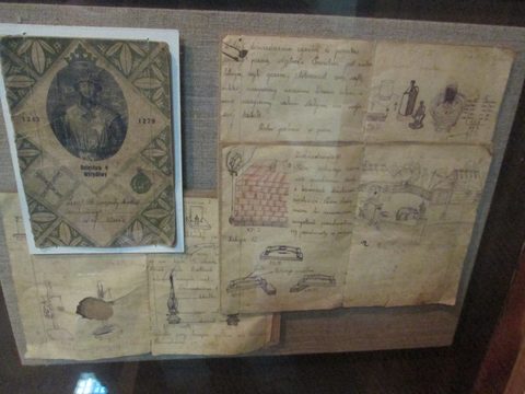 School books at the Folk Museum in Motol