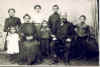 Standing top left to right: Rose, Anuta, Abraham; Standing and sitting left to right: Emma, Sara, Herbert, Sholom, Oscar 
