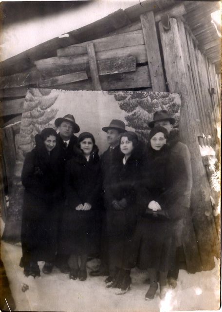 Group in Narewka in Winter