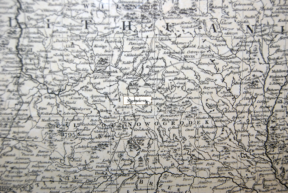 Nesvizh Map 1799