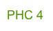PHC 4