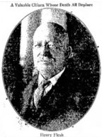 Image of Henry Flesh published in 1919.Photo courtesy The Piqua Daily Star