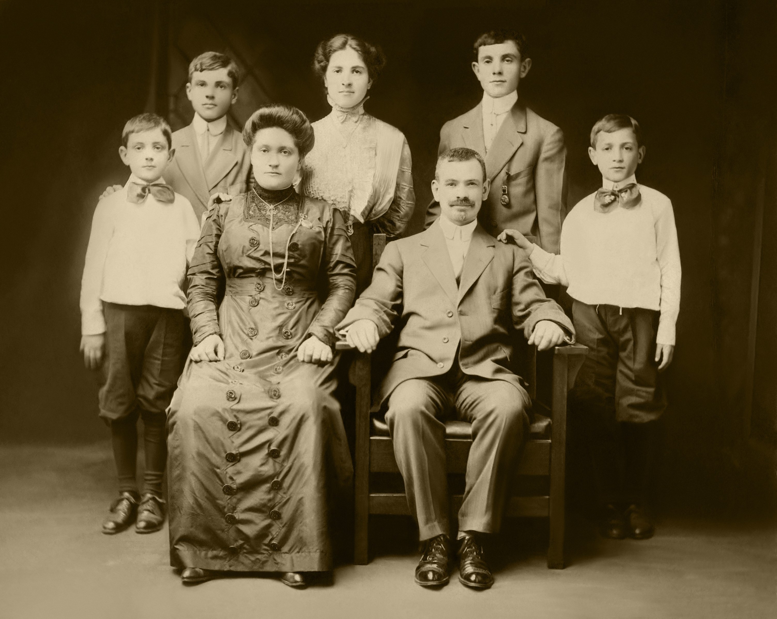 Libby, Peter, & family 1907