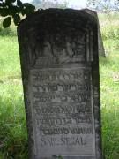 Headstone of Saul Segal, Arbore