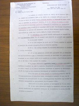 Typed circular of the Ministry of Labour