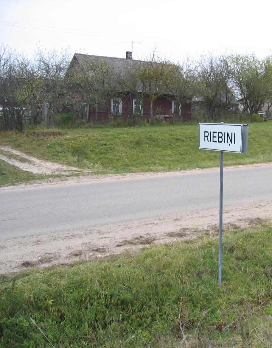 Sign entering Riebiņi-contributed by Lavi Soloway