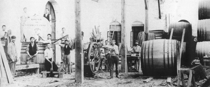 1890's Winemaking Barrel Shop