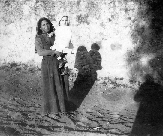 Arab Nanny with Jewish baby, 1914
