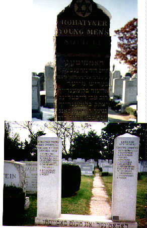  Landsmanshaften Area at Mt
                Hebron Cemetery in NY 