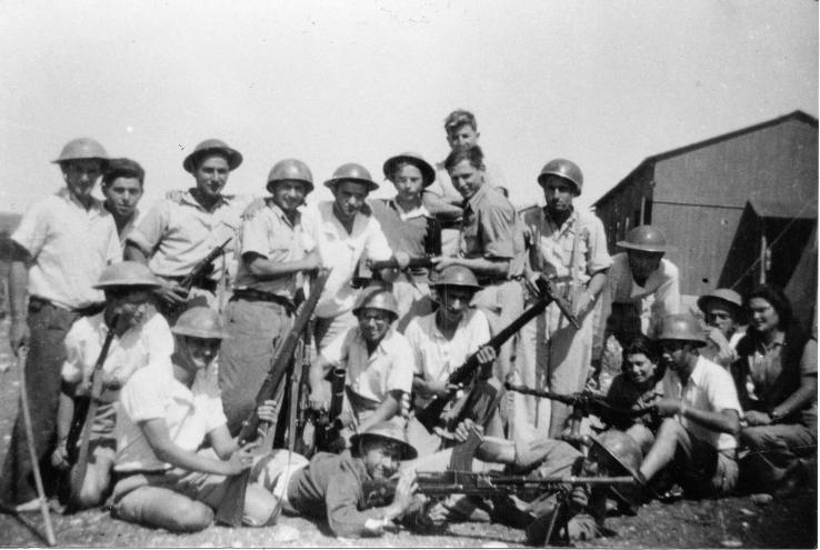 Camp Philo, Yiftach Brigade, 1st Battalion, Co. D, prior to Al-Malikiyya battle, 1948