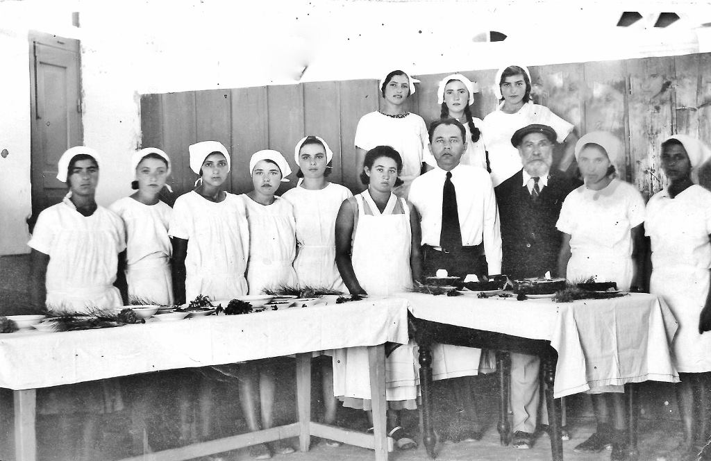 1933 Oriental School Home Economics Lesson, Safed