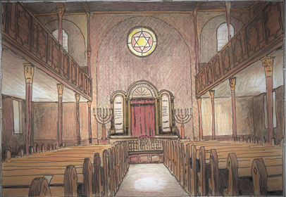 New synagogue interior