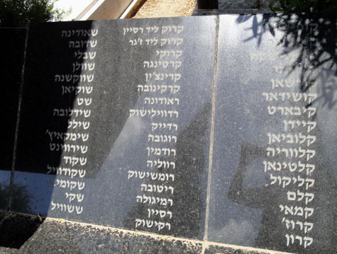 Nahalat Yitzhak Memorial to Shat