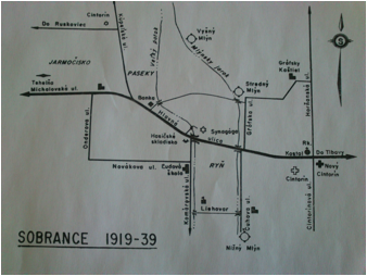 :::Places:UNG MEGYE:SOBRANCE :Sobrance Images:Sobrance Map 1919-39.JPG