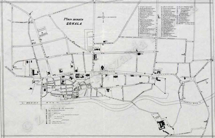 Map of Sokal 1925