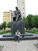 Statue of Tarac Shevchenko on Ulica Kojcicuszki