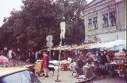 A small market, corner of Cerkewna and Rynek