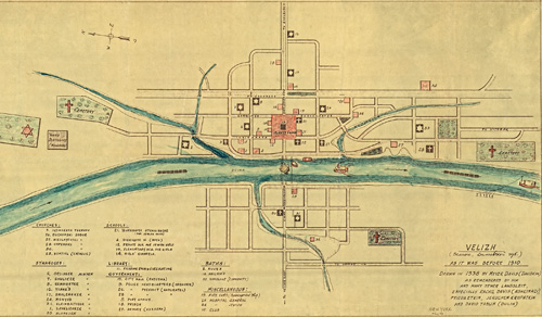 Velizh map