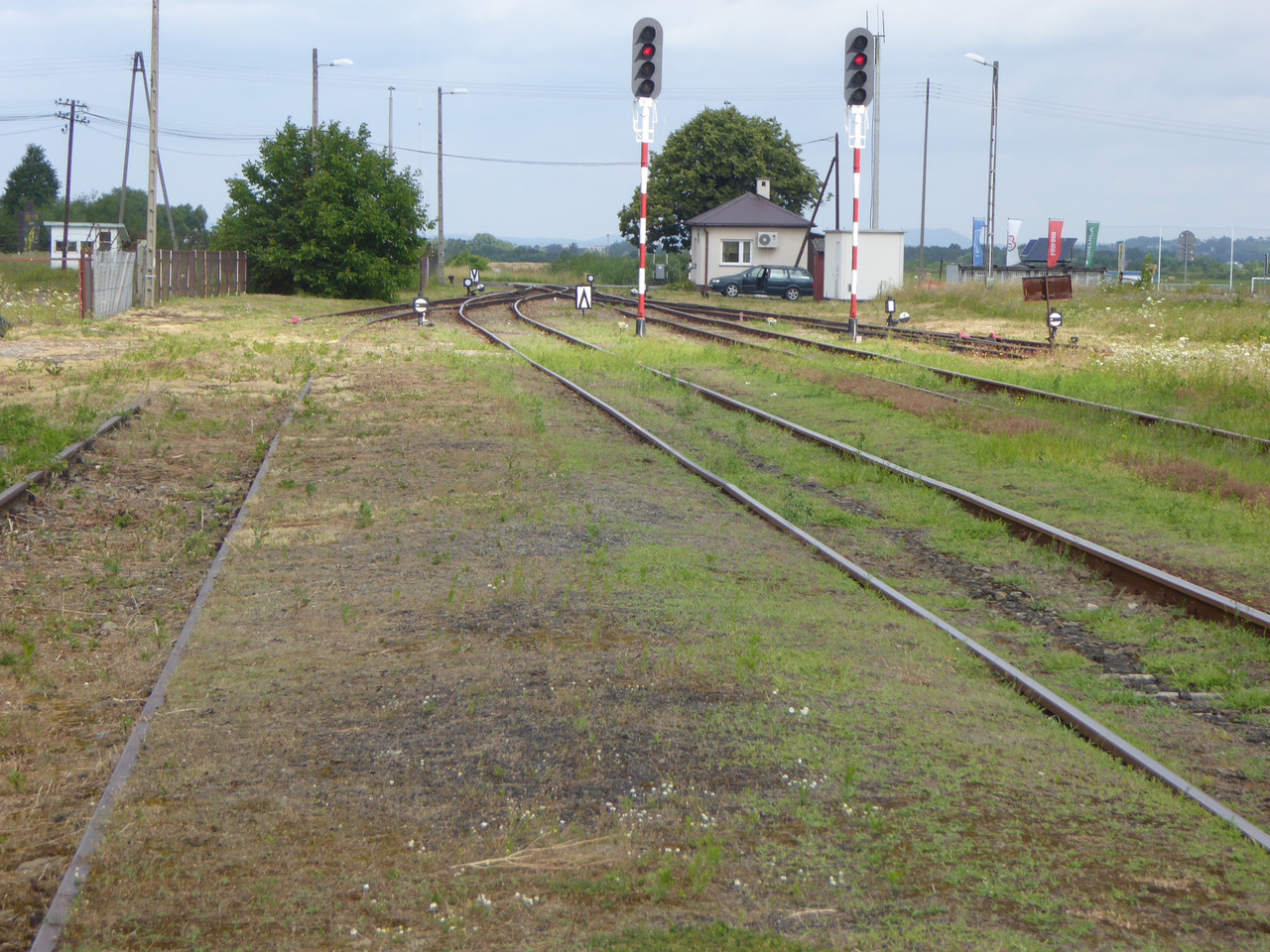 Train Tracks Leading North