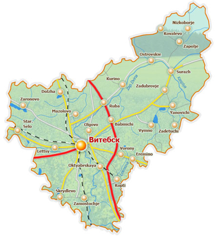 Local Vitebsk Map