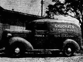 Image of Shuchat's Cleaners Company vancirca 1930.Photo taken from Piqua Daily Call